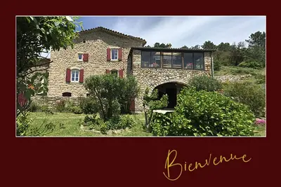 Image de La Grossille: a traditional Cévennes farmhouse.