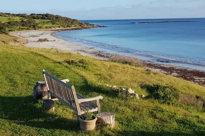 Image de tu Emuz Villa en pierre en bord de mer, sur 3 hectares à la plage Emu Bay, Kangaroo Is