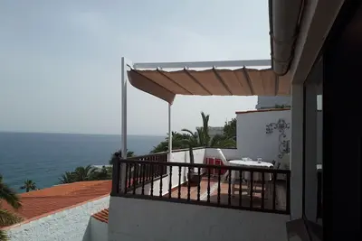 Image de grande détente, tranquillité sur la plage de Morro Besudo