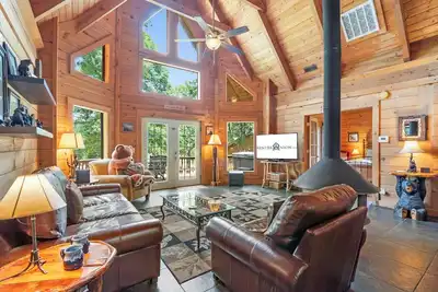 Image de Belle cabine de Branson Bear Pet Friendly - bain à remous privé!