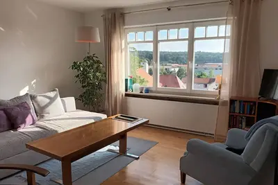 Image de Appartement de 4 pièces récemment rénové avec vue panoramique du quartier d'Eyb à la vieille ville d'Ansbach