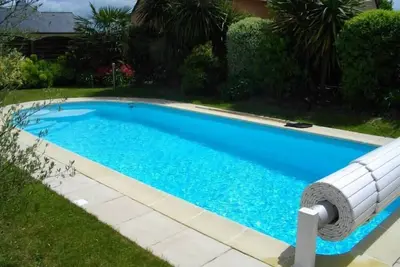 Image de Prestation de qualitee pour cette location avec piscine chauffee sans vis a vis