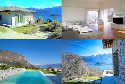 Image de Villa \"The Great Beauty\" magnifique propriété avec vue imprenable sur le lac, piscine