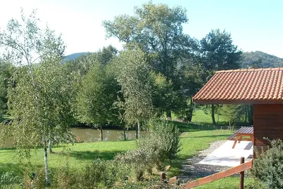 Image de Chalet sur étang de pêche privé avec carpe