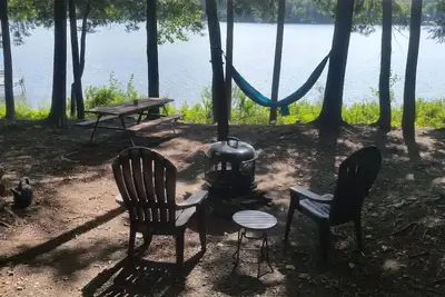 Image de Lakefront Cottage, près de Norwich, New York, famille de baseball, vacances