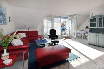 Image de appartement duplex généreux dans le parc du moulin, wifi, loggia ouest