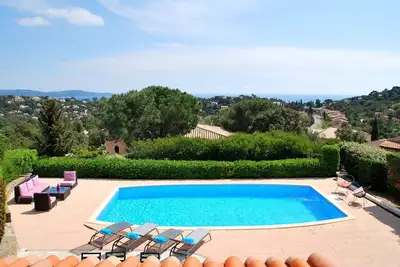 Image de Grande villa 10 pers Splendide Vue mer piscine privée climatisation wifi