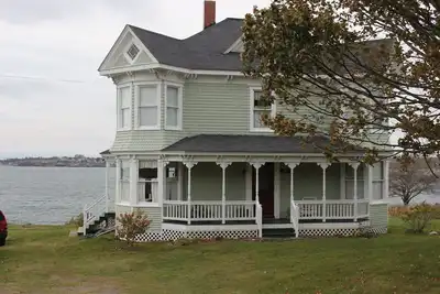 Image de Près de Roosevelt Home-Across pont court de Lubec, Maine