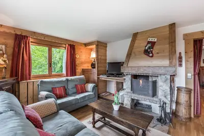Image de Appartement Confort 2 Chambres, Cheminée, Balcon, Garage - Megève Rochebrune