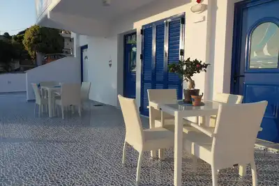 Image de vacances à Stegna vue sur la mer