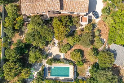 Image de La Villa moderne, avec piscine & vue en Drôme Provençale