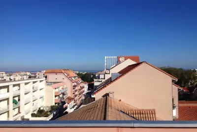 Image de Apt centre Arcachon 50m2, terrasse 20m2  vue bassin, 5 couchages, dernier étage