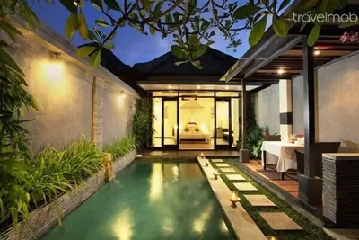 Image de Villa 1 chambre avec piscine à Seminyak, à 7 minutes à pied de la plage et des commerces