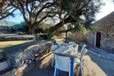 Image de Old and cozy typical stone house with terrace under the olive trees