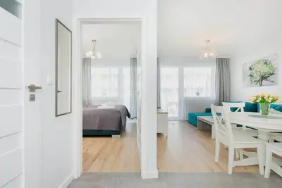 Appartement Bliżej Morza 14/52 avec chambre et balcon