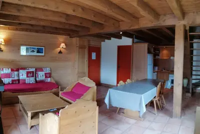 Chalet 10 pers. , terrasse, cheminée à Pra-Loup