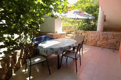 Image de Appartement d'une chambre avec la terrasse Vinisce, Trogir (A-16928-b)