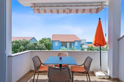 Image de Appartement d'une chambre avec la terrasse Mandre, Pag (A-6418-d)