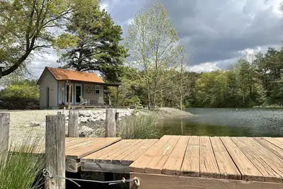 La mini maison de plage No Wake Zone