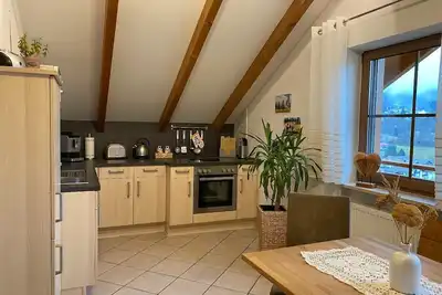 Image de Appartement moderne avec balcon avec une très belle vue