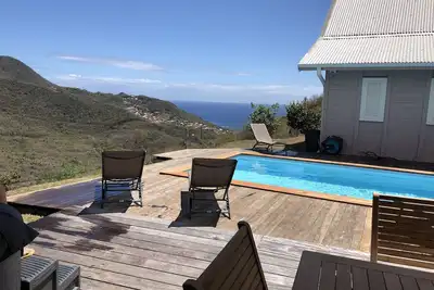 Image de 2 Lodges Créole Piscine Jacuzzi Vue Mer des Caraïbes Anses d'Arlet