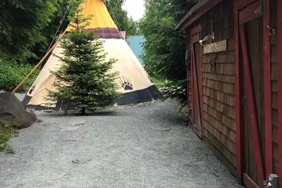 Image de Tipi Tatoosh authentique