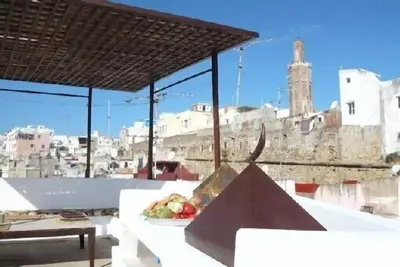 Image de Petite maison de charme dans la médina authentique de Tanger.