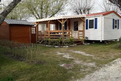 Image de ----loue mobil home---dans camping paradis-