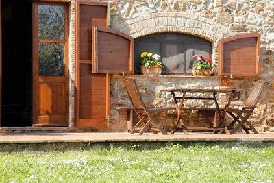 Image de Studio avec espace extérieur équipé