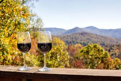 Image de Cabane de luxe rustique avec cascades