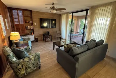 Vue sur l'océan, à quelques pas de la piscine