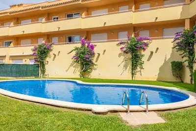 Image de Ref. MONTGÓ F: Appartement à Cala Montgó avec piscine et parking.