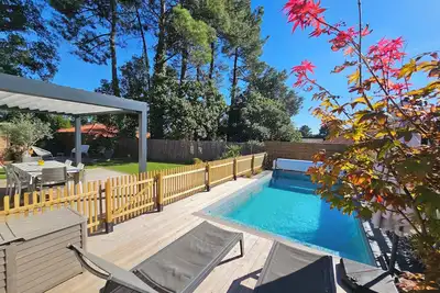 Image de La Parenthèse Familiale – maison avec piscine entre plage et forêt