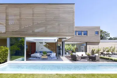 Image de Superbe maison de plage moderne dans les Hamptons
