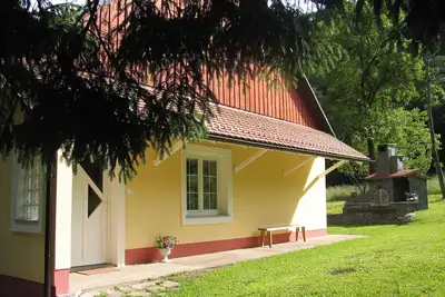 Image de Apartma Vintgar - vue sur la rivière