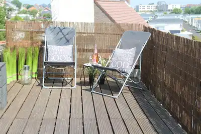 Image de Maison de vacances avec terrasse couverte et terrasse