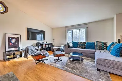 Image de Maison contemporaine près des chutes