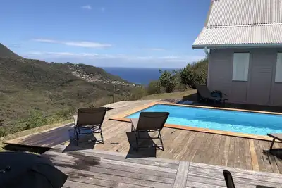 Image de 3 Lodges Créole Piscine Jacuzzi Vue Mer des Caraïbes Anses d'Arlet