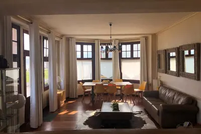 Image de Spacieuse maison, 2 salons et hammam sur plage avec vue mer de tout les pièces
