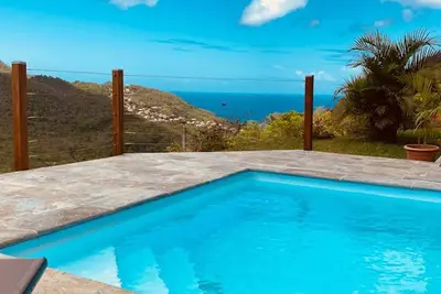 Lodge Créole Piscine Jacuzzi Vue Mer des Caraïbes Anses d'Arlet