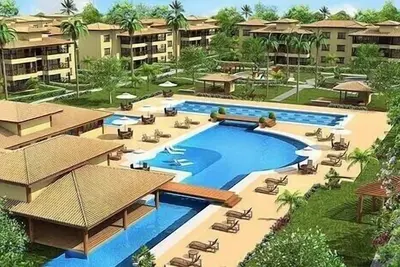 Image de 3 suites, meublé, copropriété avec piscines, courts, salle de jeux, proche mer