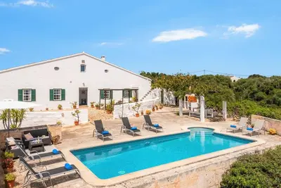 Image de Finca Binicalaf Vell - vue sur la mer et piscine privée