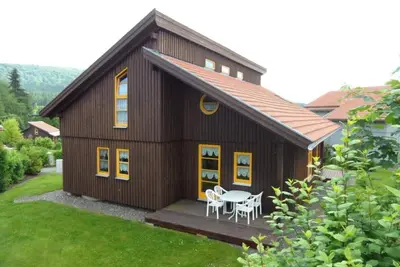 Image de Vacances dans une maison en bois, cuisine, 6 personnes, internet et parc aquatique