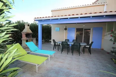 Image de Spacieuse villa de vacances climatisée, 5 pièces 10 couchages, Wifi, Portiragnes Plage