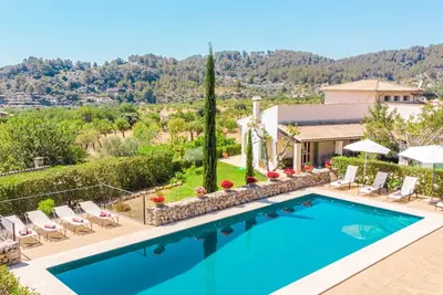 Image de Maison de vacances privée avec climatisation, piscine privée, Wifi, Tv, patio, vue panoramique