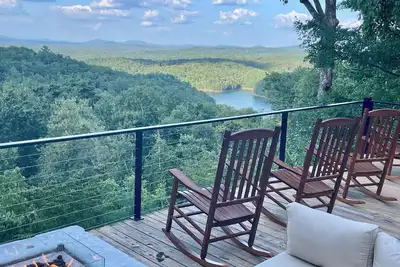 Image de Haut De Vue Mtn, ACCÈS Au Lac Blue Ridge, Projecteur, Table De Piscine, Foyer, Hot Tub