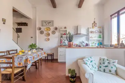 Image de Une vieille vue romantique sur Florence