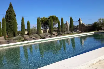 Image de Logement en Drôme provençale dans un mas du XVIIIe s avec piscine