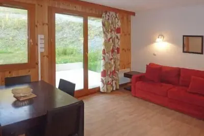 Image de Pied des pistes de ski, 1er étage, vue piscine, piscine, sauna, hammam, terrasse, balcon