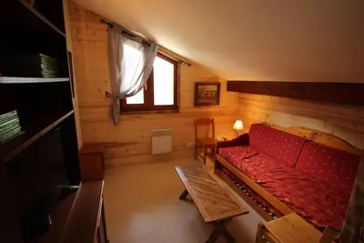 Image de Wifi, 2ème étage, vue montagne, balcon, télévision, casier à ski, 90m², Valfréjus